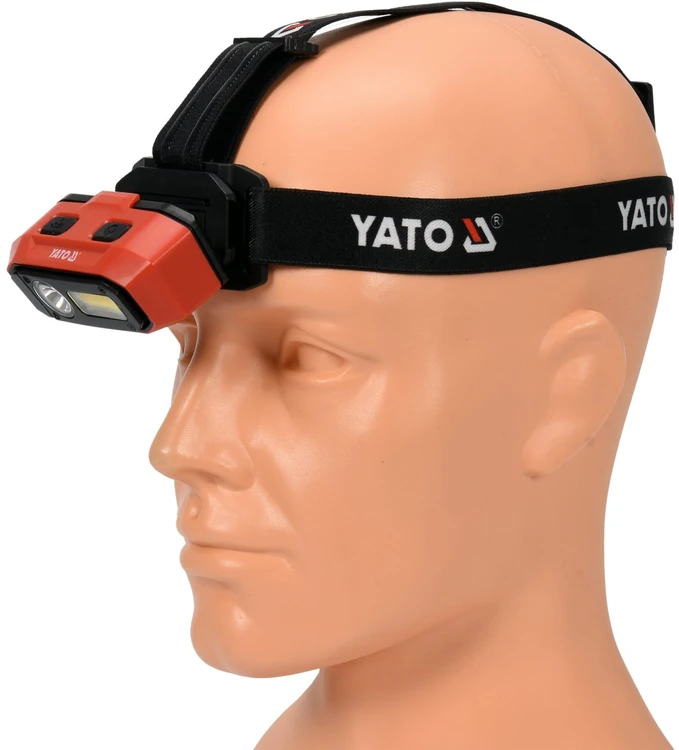 Prožektorius nešiojamas ant galvos Yato YT-08594; 3,7 V; 2,2 Ah akum.