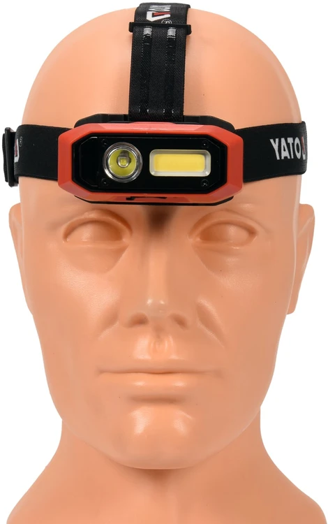 Prožektorius nešiojamas ant galvos Yato YT-08594; 3,7 V; 2,2 Ah akum.