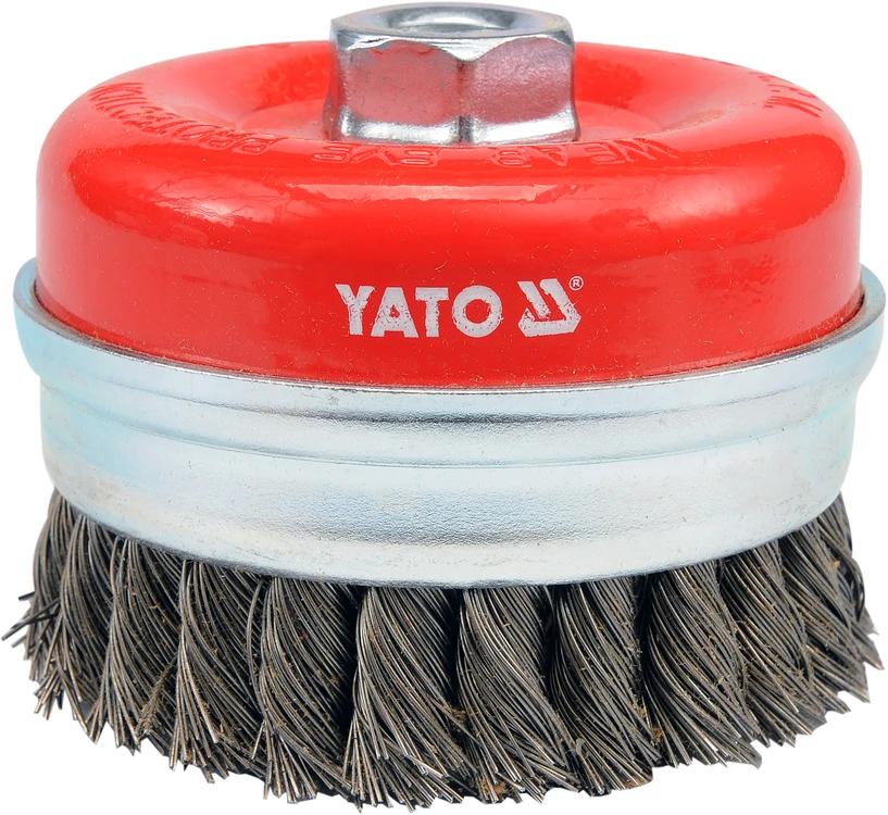 YATO BET šepetėlis 100 mm, M14 sriegis, susukta viela 4769