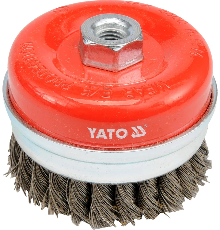 YATO BET šepetėlis 100 mm, M14 sriegis, susukta viela 4769
