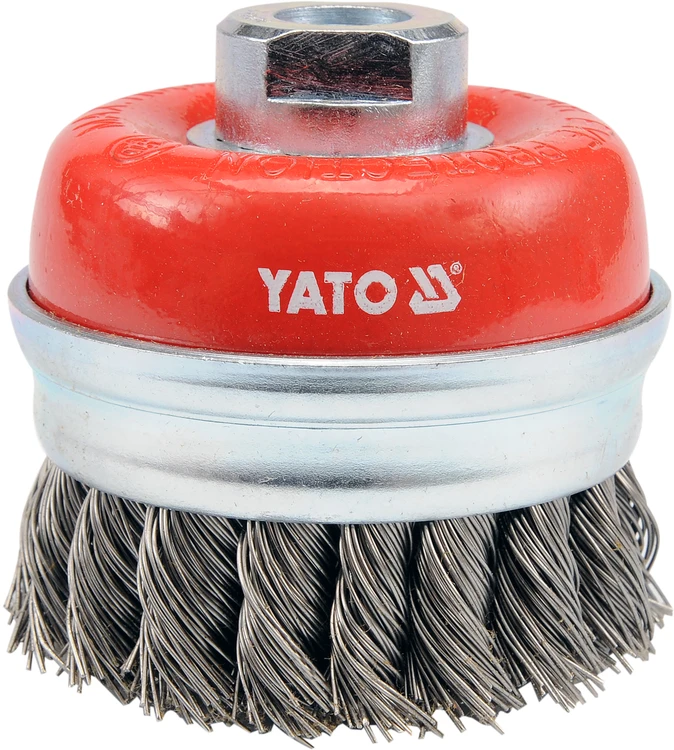 Toya Sa Poland YATO BUT šepetys 60 mm, M14 sriegis, susukta viela - INOX 4768