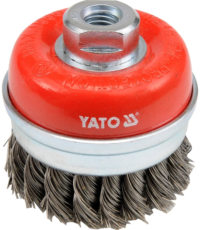 Toya Sa Poland YATO BUT šepetys 60 mm, M14 sriegis, susukta viela - INOX 4768