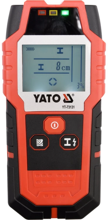 Metalo, medžio profilių ir laidų detektorius Yato YT-73131