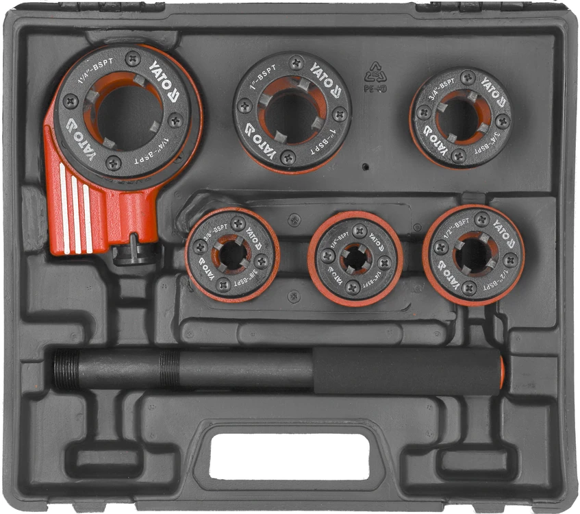 7 dalių Sriegimo įrankių rinkinys Yato YT-2900
