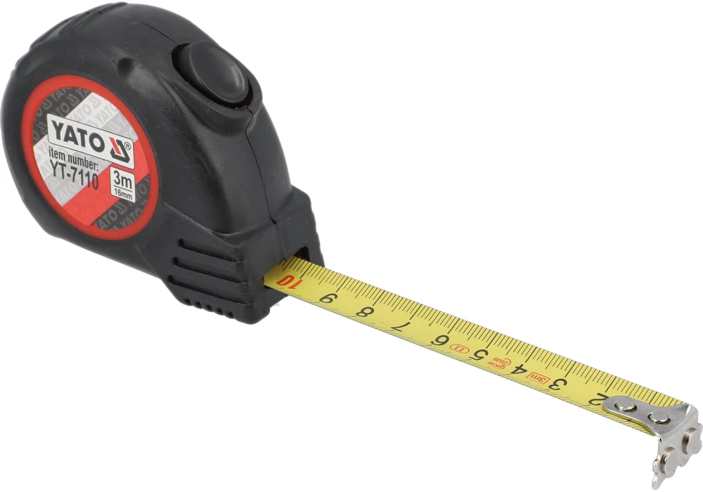 Toya Sa Poland YATO MIARA ZWIJANA 3m Z MAGNESEM, GUMOWANY KORPUS 7110