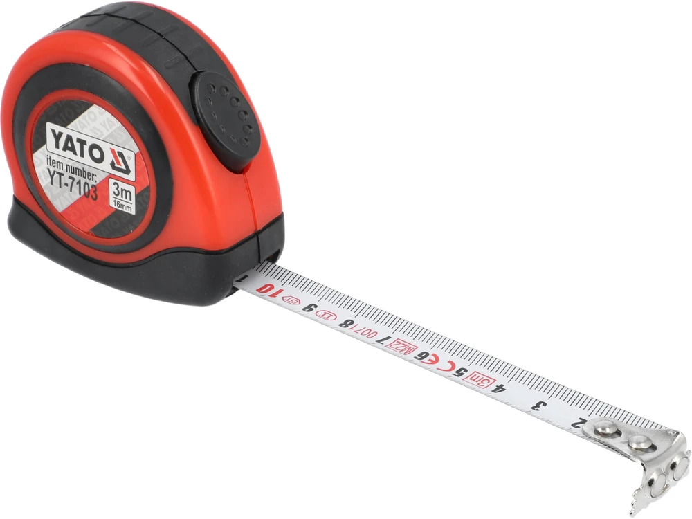YATO MIARA ZWIJANA 3m Z MAGNESEM 7103