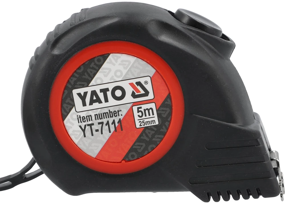 YATO MIARA ZWIJANA 5m Z MAGNESEM, GUMOWANY KORPUS 7111