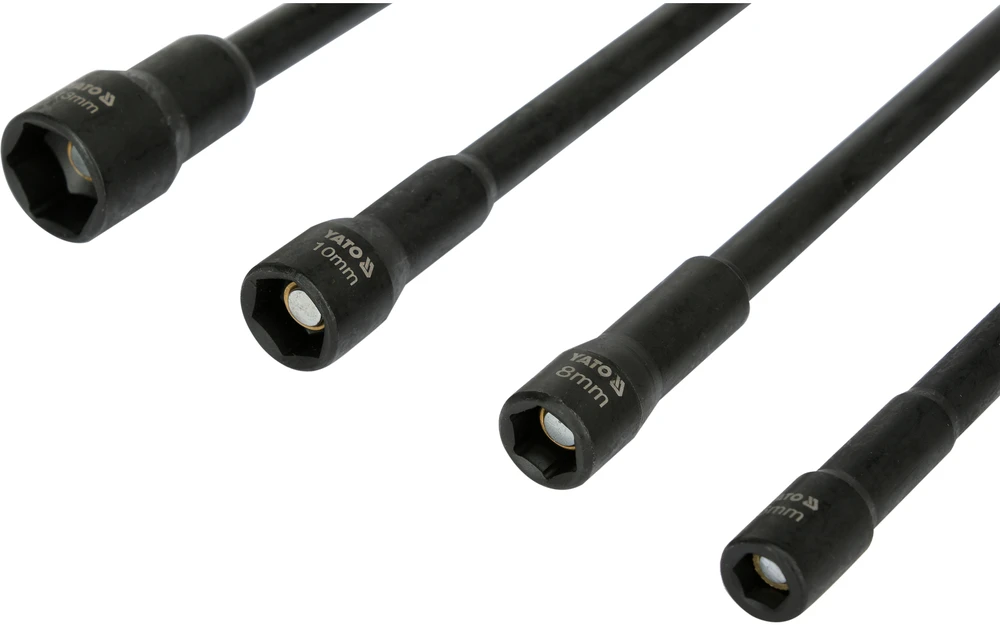 Yato RINKINYS MAGNETINIS GALVUTĖS 1/4" 150MM 4 VNT.