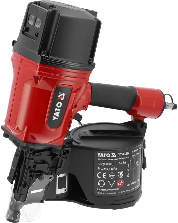 YATO pneumatinis GWOŹDZIARKA BĘBNOWA 65-100mm