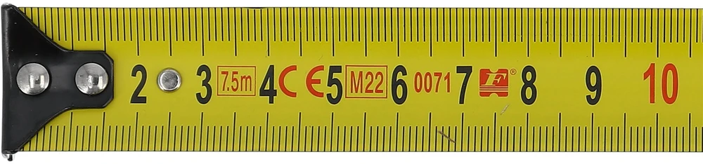 Ruletė plieninė, II klasė Yato | 8 m × 25 mm (YT-71073)