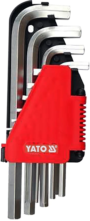 Yato Toya Sa Poland Šešiakampių šarnyrinių raktų komplektas | 2-12 mm | 10 vnt. (YT-0508)