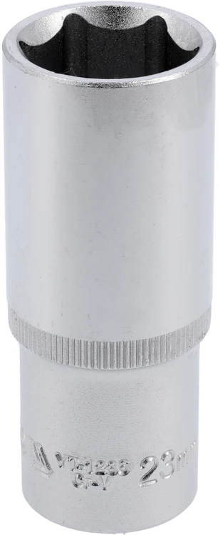 YATO šešiakampė galvutė 1/2" ilgio, 23 mm