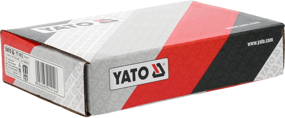 YATO NASADKA SZEŚCIOKĄTNA 1/4" KRÓTKA 13mm