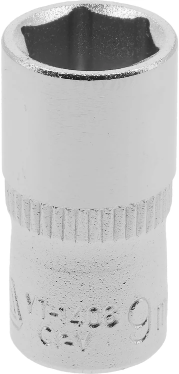 YATO šešiakampė galvutė 1/4" trumpa 9 mm