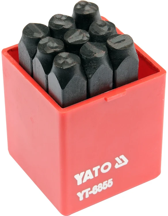 YATO SKAITMENINIAI ŽYMEKLIAI 9 vnt. 8 mm 6855