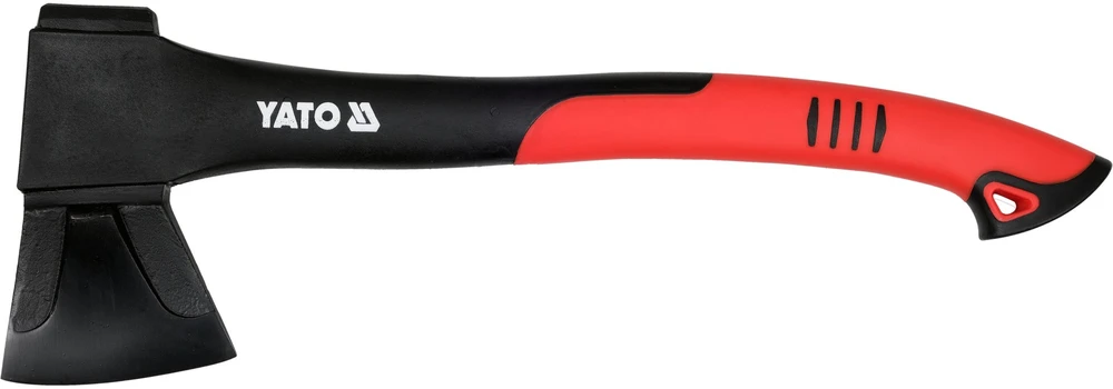 Yato Skaldymo kirvis 900g, su nailono rankena, plieno pleištas, malkų skaldymo kirvis, rankinis skaldymo kirvis