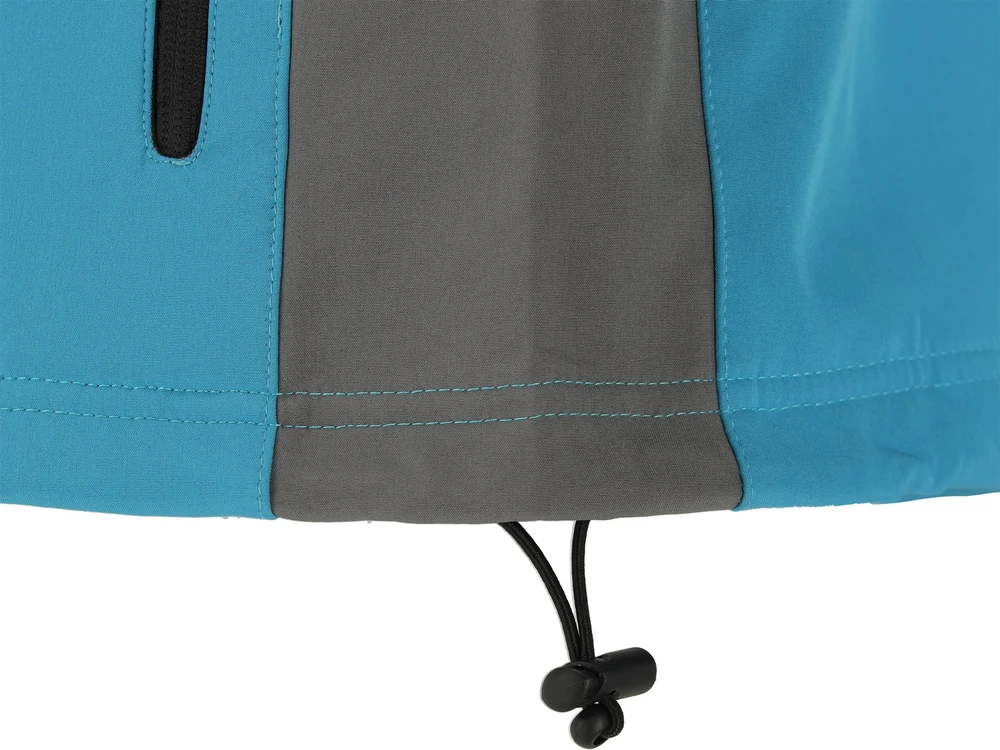 Yato Softshell striukė su gobtuvu, atspari vandeniui, kvėpuojanti, dydis 3XL, darbo striukė, Stratus striukė, pilkai mėlynas softshell