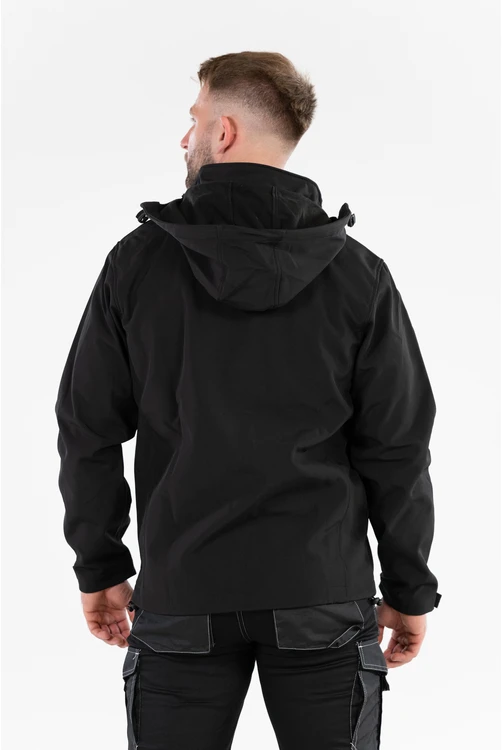 Yato Softshell striukė su gobtuvu, atspari vandeniui ir kvėpuojanti, darbo striukė, lauko striukė, softshell darbo drabužiai