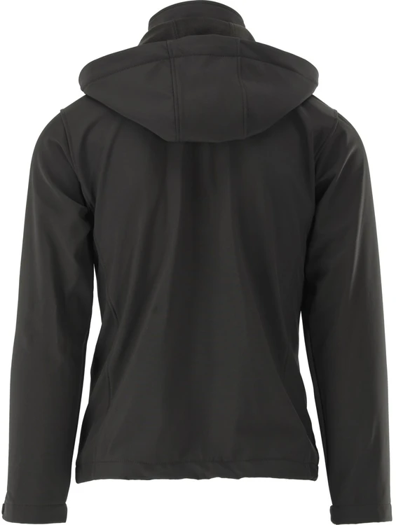Yato Juoda Softshell striukė su gobtuvu, 2XL dydis, vandeniui atspari striukė, orui laidi striukė, darbo striukė