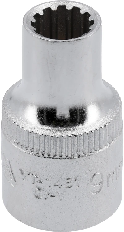 YATO SPLINE galvutė 1/2″ 9mm