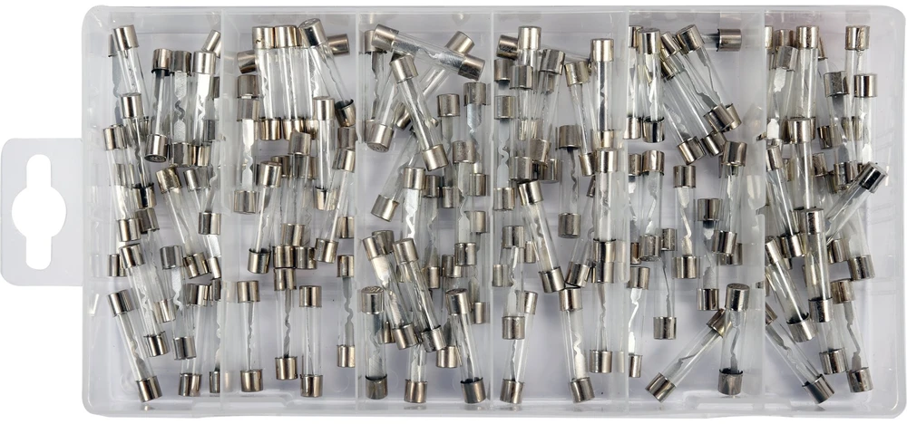 YATO BEZPIECZNIKI SZKLANE 6X30mm MIX 120el.