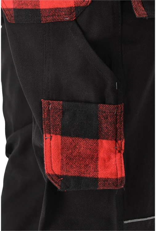 Yato Darbo kelnės su tampriu audiniu dailidėms, 2XL dydžio, su daug kišenių, dailidės kelnės, darbo kelnės, medvilninės darbo kelnės