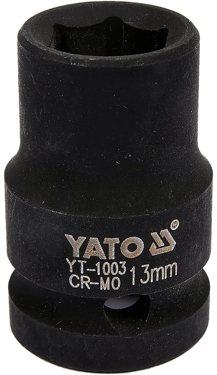 YATO ŠEŠIAKAMPIS SUDĖGIMO LIZDAS 1/2" TRUMPAS 13mm