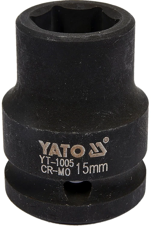YATO ŠEŠIAKAMPIS SMŪGINIS ANTGALIS 1/2" TRUMPAS 15mm