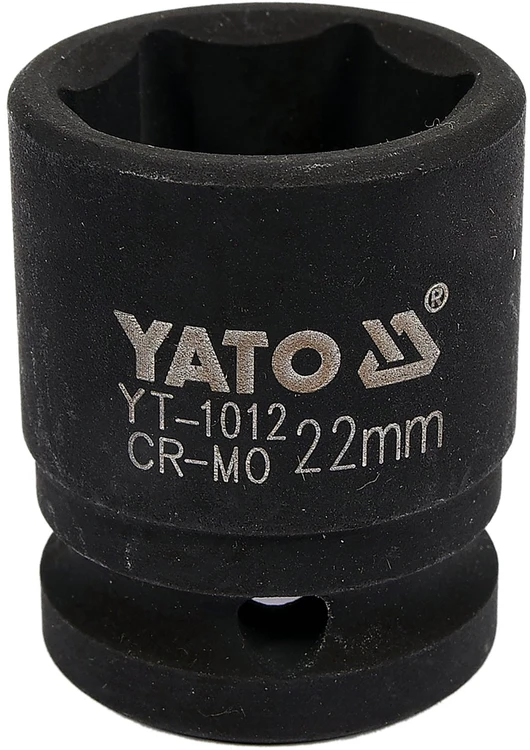 YATO NASADKA UDAROWA SZEŚCIOKĄTNA 1/2" KRÓTKA 22mm