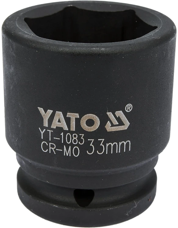 Toya Sa Poland Smūginė galvutė 3/4" trumpa | 33 mm | šešiakampė CrMo | Yato (YT-1083)