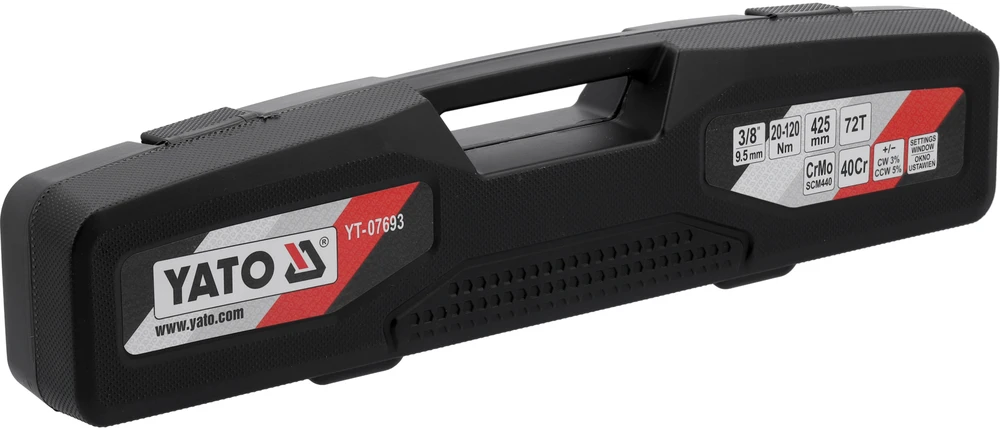 Yato SUKAMOS MOMENTO VERŽTAKLIS 3/8" 20-120NM