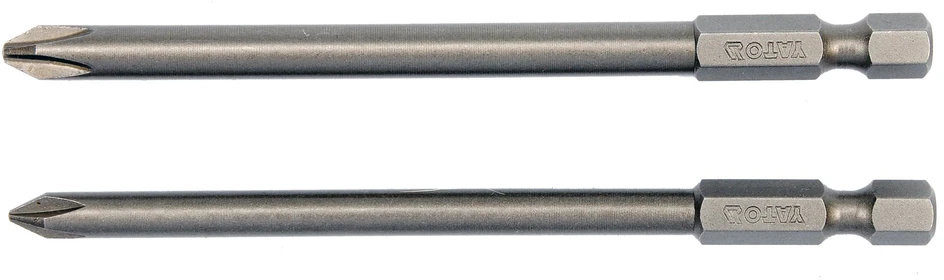 YATO antgalis / antgalis 1/4" PH1x100mm + PH2x100mm 2 vnt.. 0488