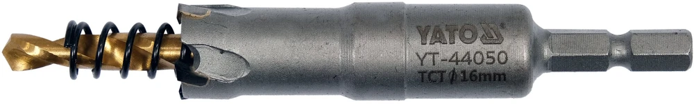 Grąžtas YATO TCT SKYLIAPJŪRĖ METALUI 16mm