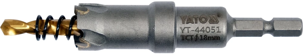 Grąžtas YATO TCT SKYLIAPJŪRĖ METALUI 18mm