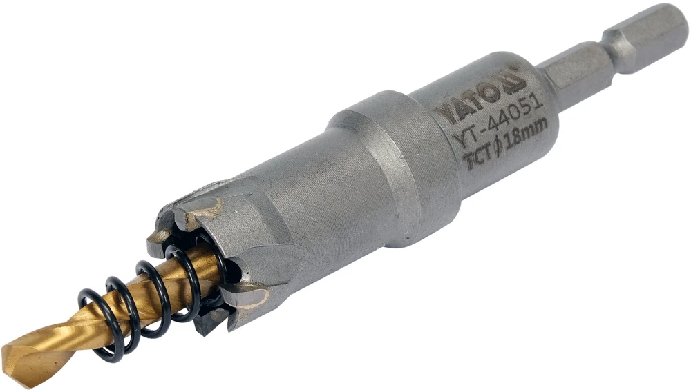 Grąžtas YATO TCT SKYLIAPJŪRĖ METALUI 18mm