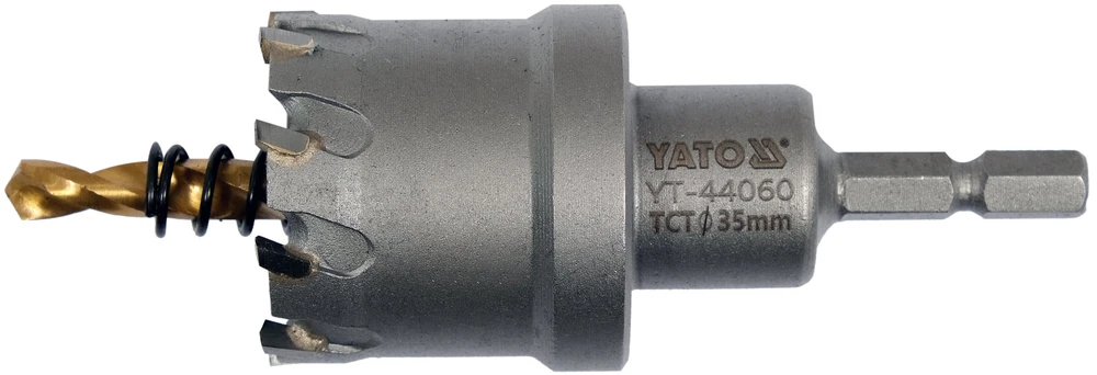 Grąžtas YATO TCT SKYLIAPJŪRĖ METALUI 35mm