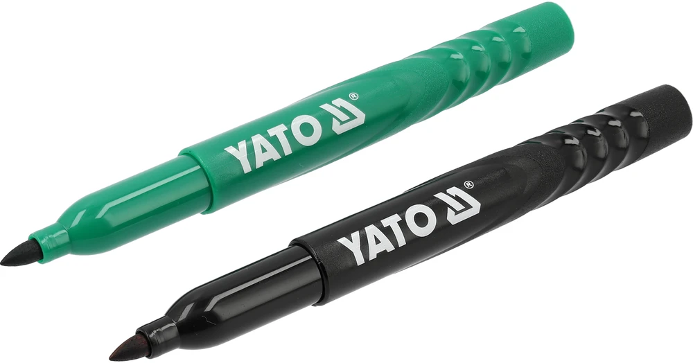 Yato Toya Sa Poland Techniniai markeriai | 2 vnt | juoda žalia (YT-69300)