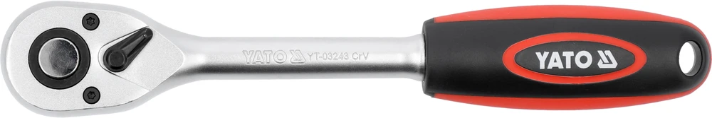 Yato Toya Sa Poland Rankena galvutėms terkšlinė | smulkūs dantukai 90T | 12.5 mm (1/2") (YT-03243)