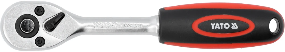 Yato Toya Sa Poland Terkšlinė rankena galvutėms | 90T smulkūs dantukai | 6.3 mm (1/4") (YT-03241)