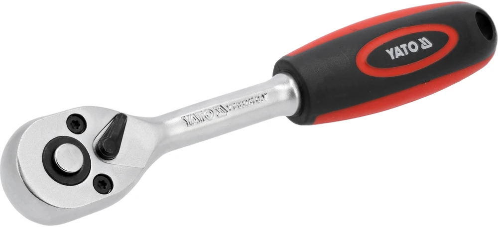 Yato Toya Sa Poland Terkšlinė rankena galvutėms | 90T smulkūs dantukai | 6.3 mm (1/4") (YT-03241)