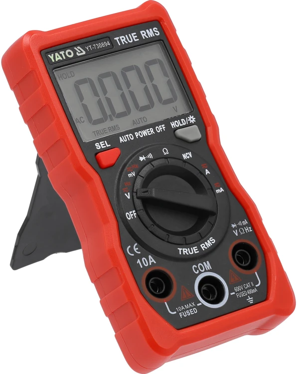 Yato Toya Sa Poland Daugiafunkcinis skaitmeninis testeris | TRUE RMS LCD 4000 (YT-730894)