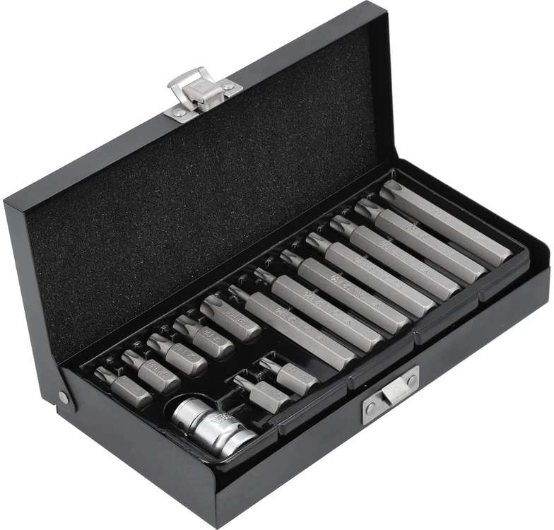 YATO KOŃCÓWKI TORX 15elem. Z OTWOREM 0417