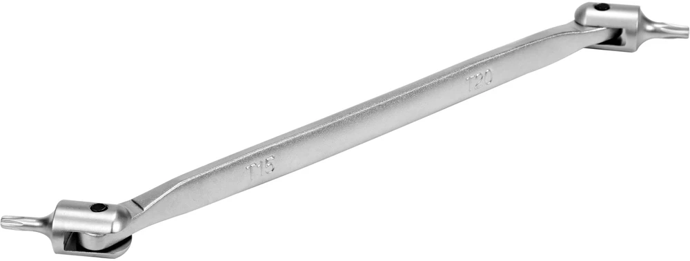 Yato Toya Sa Poland Raktas šarnyrinis dvipusis | T-Star (Torx) T15XT20 (YT-05311)