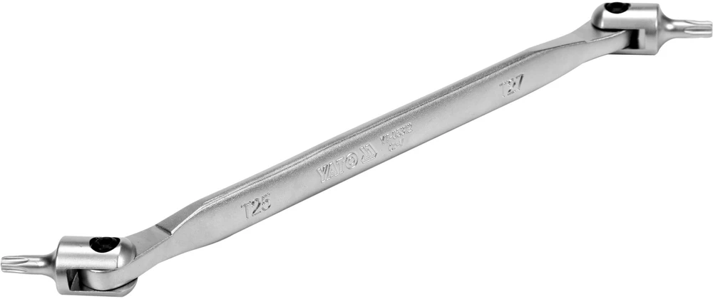 Yato Toya Sa Poland Raktas šarnyrinis dvipusis | T-Star (Torx) T25XT27 (YT-05312)
