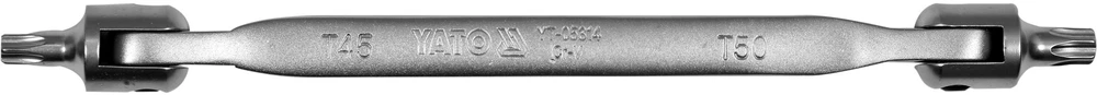 Yato Toya Sa Poland Raktas šarnyrinis dvipusis | T-Star (Torx) T45XT50 (YT-05314)