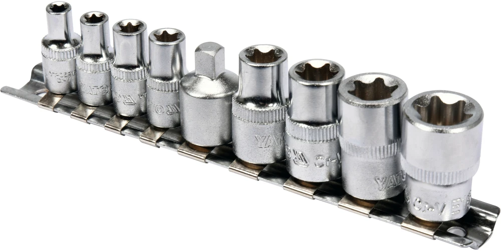 YATO TORX veržliarakčiai 9 vnt. E5-E16, 0520