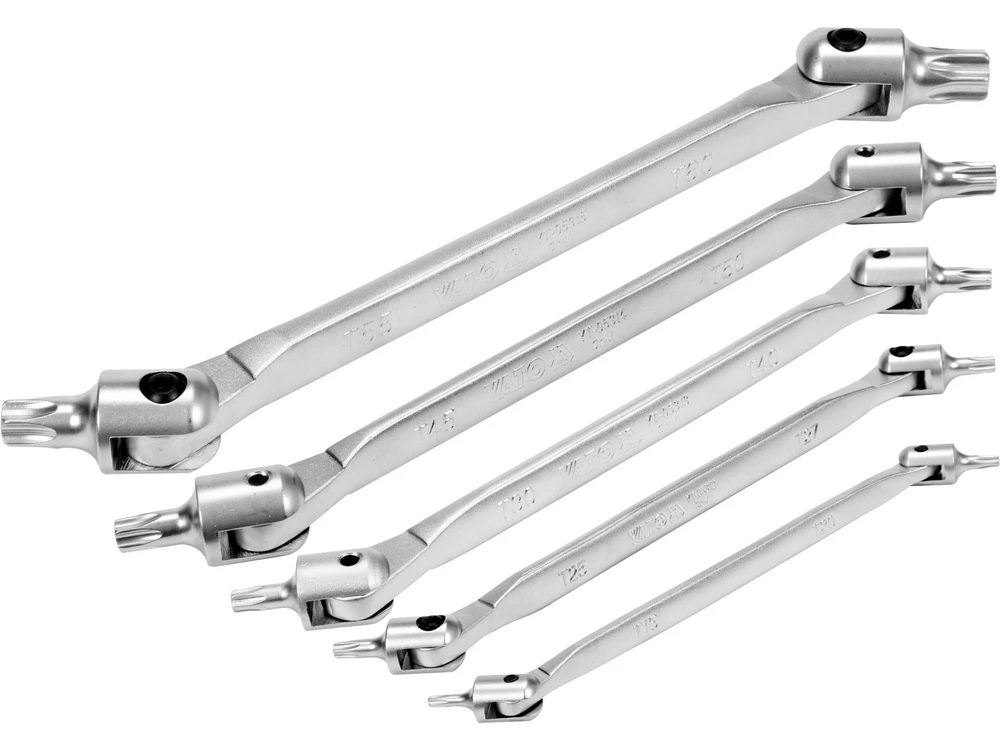 YATO TORX RAKTŲ RINKINYS SU JUNGTU 5 vnt.