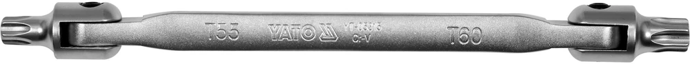 Yato Toya Sa Poland Raktas šarnyrinis dvipusis | T-Star (Torx) T55XT60 (YT-05315)