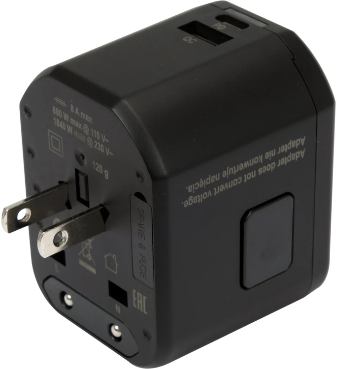 YATO UNIVERSALUS USB / USB-C 18W TRAVEL ADAPTER