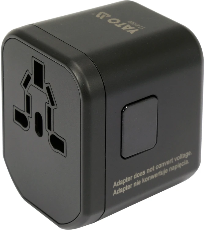 YATO UNIVERSALUS USB / USB-C 18W TRAVEL ADAPTER